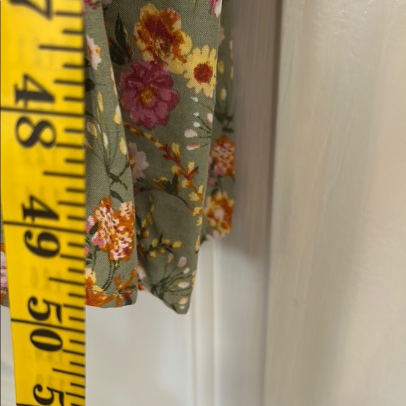 Chenault Floral Maxi Dress with Ruffle Straps Sz M - Picture 5 of 11